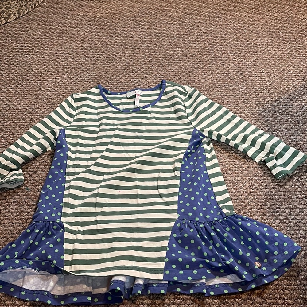 Matilda Jane Girls Size 8 Shirt 3/4 Sleeve